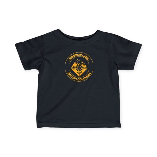 Infant 100% Cotton Tee; Shuswap Sunflower - Image 16