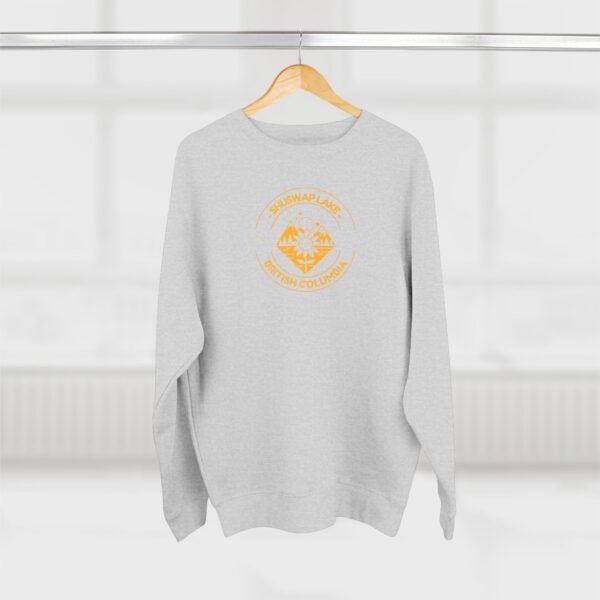 Unisex Crewneck Sweatshirt; Shuswap Lake Sunflower - Image 4