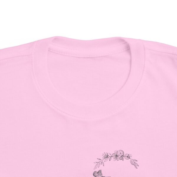 Toddler's 100% Cotton Tee; Shuswap Floral Geese - Image 12