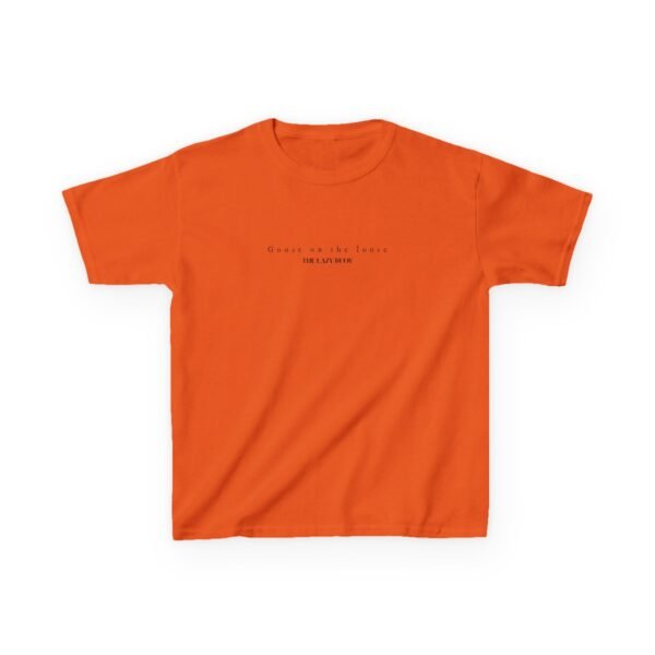 Kids 100% Cotton Tee; Goose on the loose - Image 13