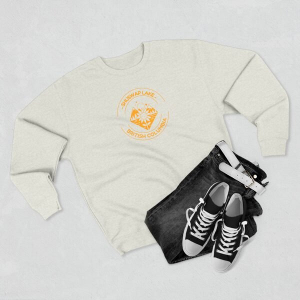 Unisex Crewneck Sweatshirt; Shuswap Lake Sunflower - Image 15