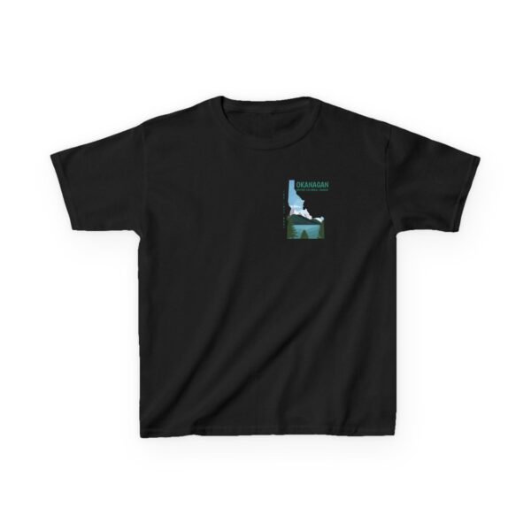 Kids 100% Cotton Tee; Okanagan Lake - Image 9