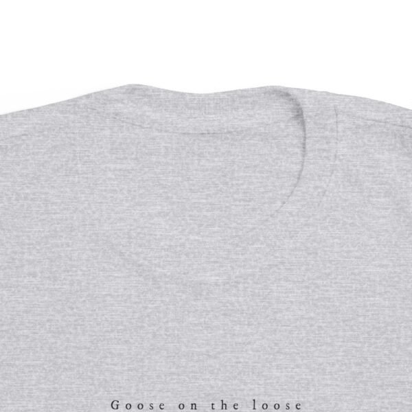 Toddler's 100% Cotton Tee; Goose on the loose - Image 6