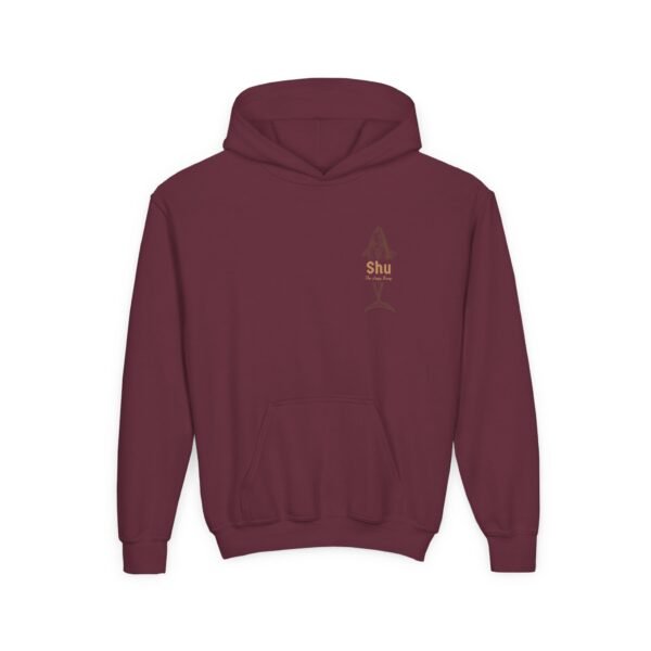 Kid's Hooded Sweatshirt; Shu Fish - Image 9