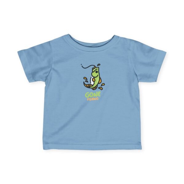 Infant 100% Cotton Tee; Gone Fishing - Image 13