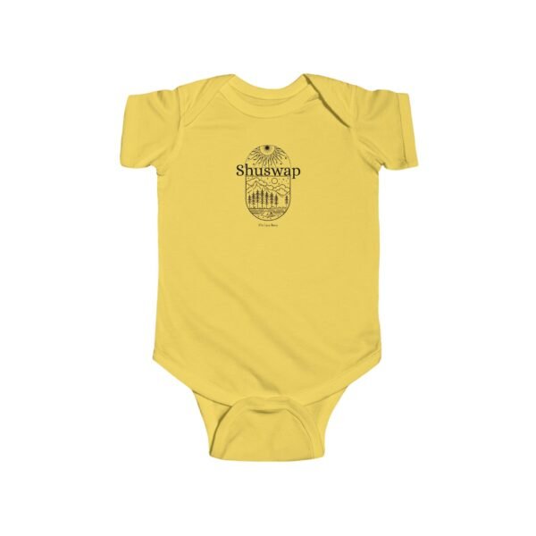 Infant 100% Cotton Bodysuit; Shuswap Design - Image 7
