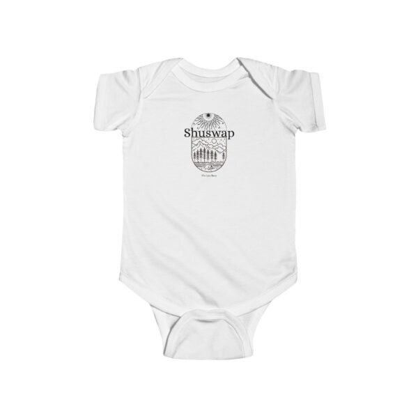 Infant 100% Cotton Bodysuit; Shuswap Design