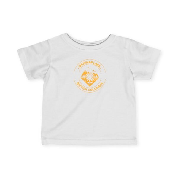 Infant 100% Cotton Tee; Shuswap Sunflower