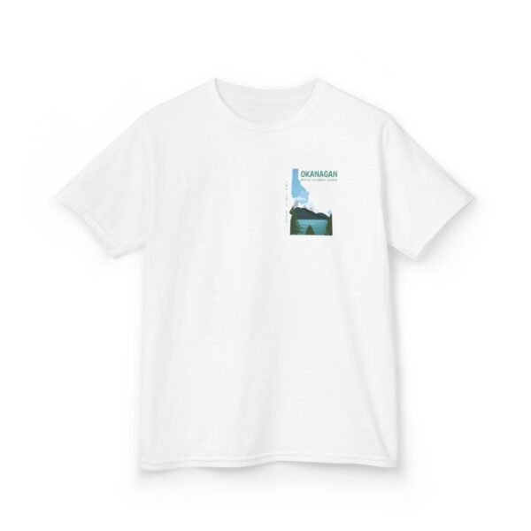 Kids 100% Cotton Tee; Okanagan Lake - Image 3