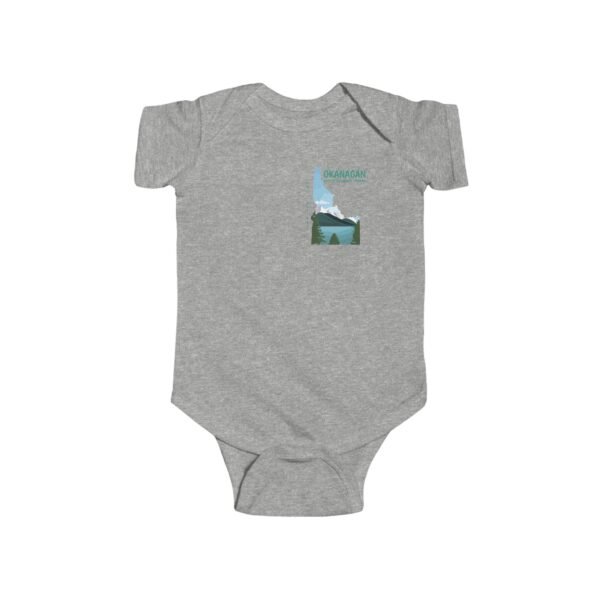 Infant 100% Cotton Bodysuit; Okanagan Lake - Image 4