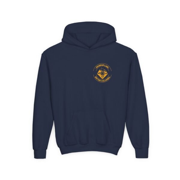 Kid's Hooded Sweatshirt; Shuswap Sunflower - Image 15