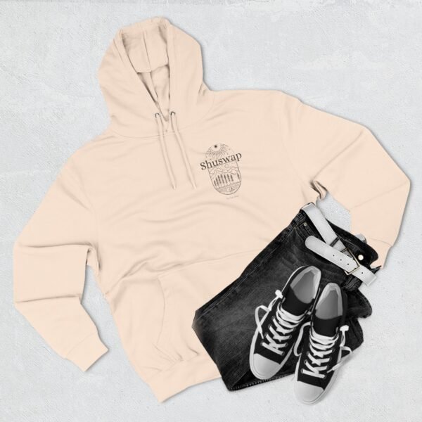 Adult Fleece Hoodie; Shuswap Design - Image 11