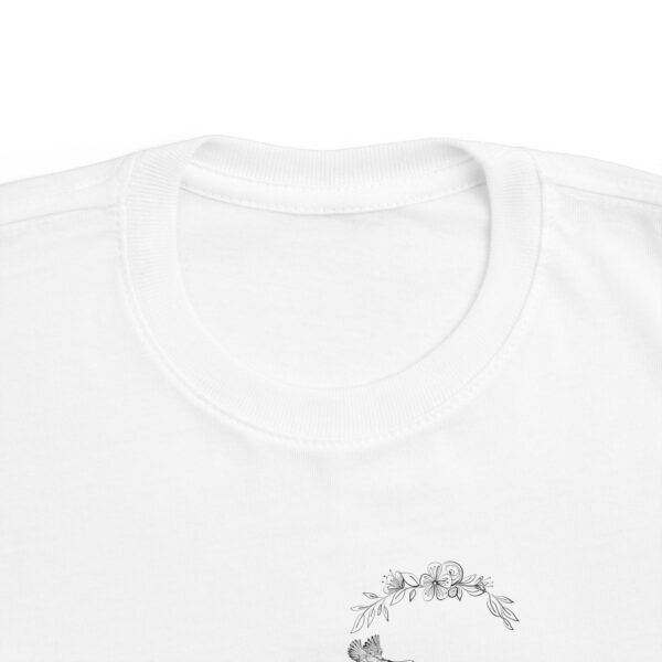Toddler's 100% Cotton Tee; Shuswap Floral Geese - Image 3