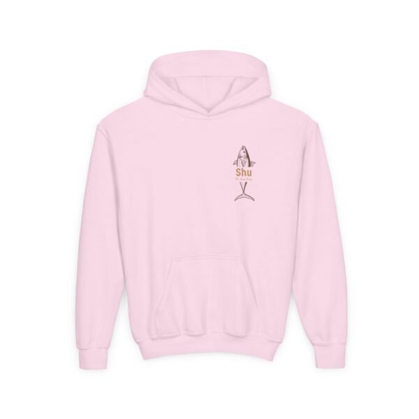 Kid's Hooded Sweatshirt; Shu Fish - Image 17