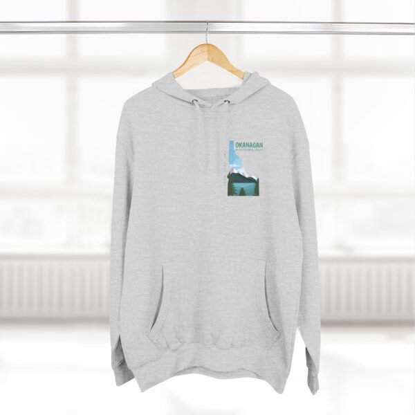 Adult  Fleece Hoodie; Okanagan Lake - Image 8