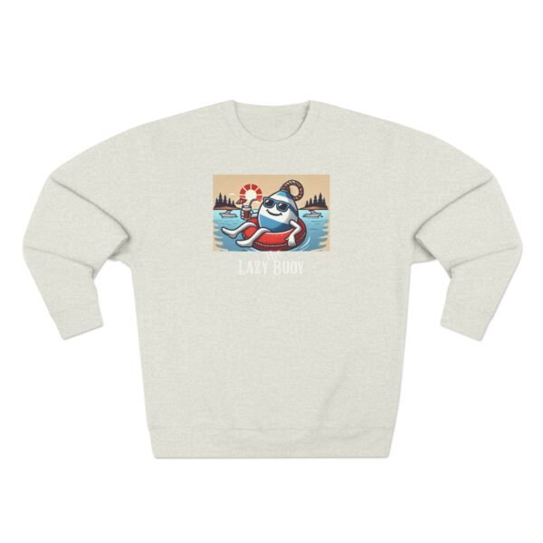 Unisex Crewneck Sweatshirt; Lazy Buoy Logo - Image 13