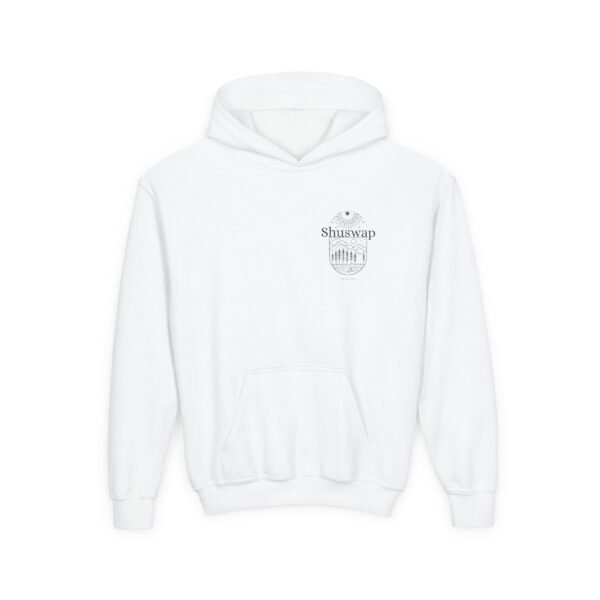 Kid's Hooded Sweatshirt; Shuswap Design
