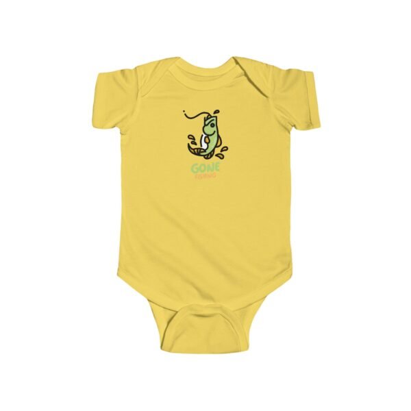 Infant 100% Cotton Bodysuit; Gone Fishing - Image 7