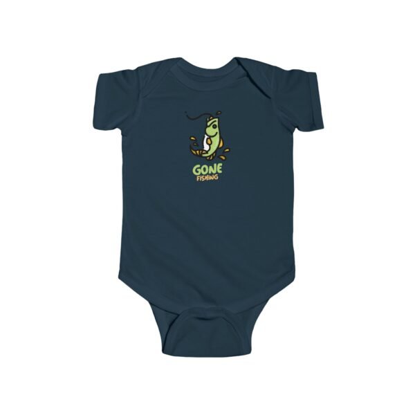 Infant 100% Cotton Bodysuit; Gone Fishing - Image 22