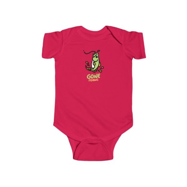 Infant 100% Cotton Bodysuit; Gone Fishing - Image 28