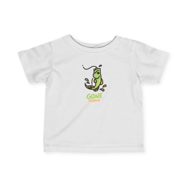 Infant 100% Cotton Tee; Gone Fishing