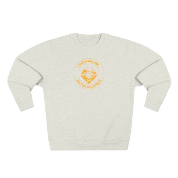 Unisex Crewneck Sweatshirt; Shuswap Lake Sunflower - Image 13
