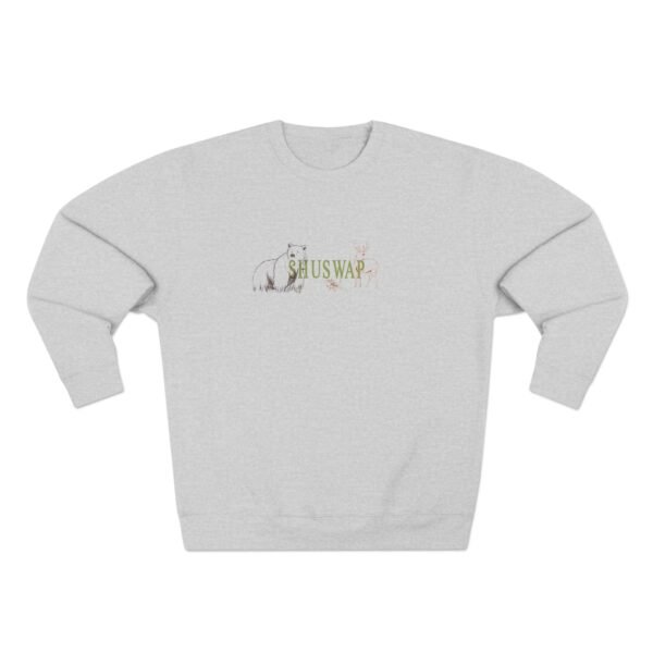 Unisex Crewneck Sweatshirt; Shuswap Wildlife - Image 5