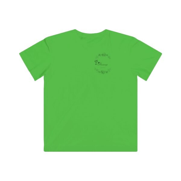 Kids Tee 100% Cotton; Shuswap Floral Geese - Image 13